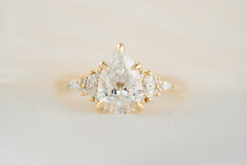 The Maeve Ring | 1.6 CT Pear Lab Diamond - Lavender Creek Gems 