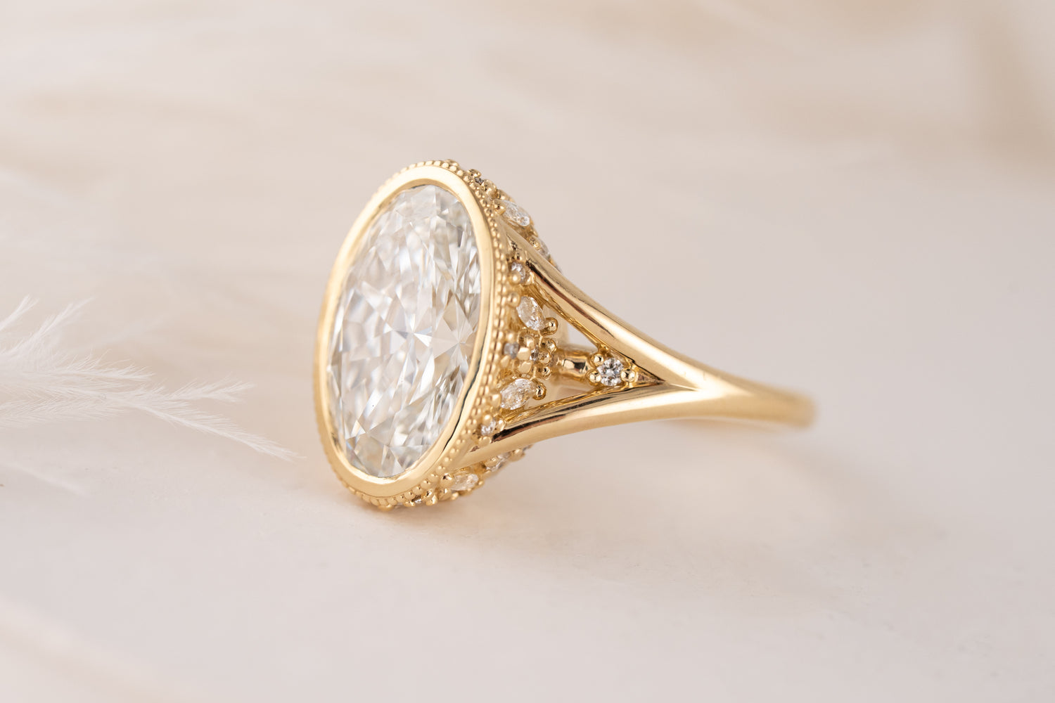 The Sitara Ring | 5 CT Oval Diamond