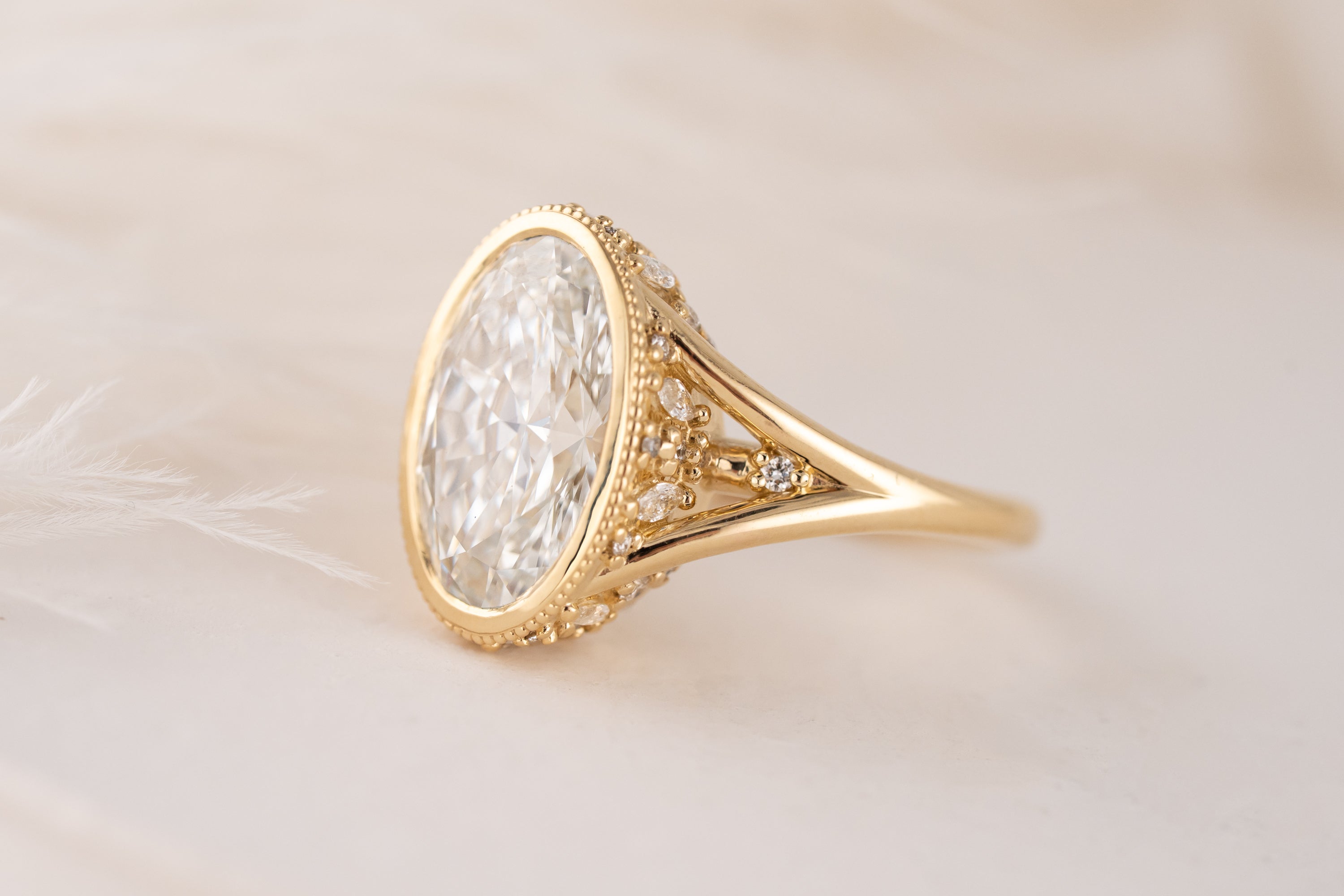 The Sitara Ring | 5 CT Oval Diamond
