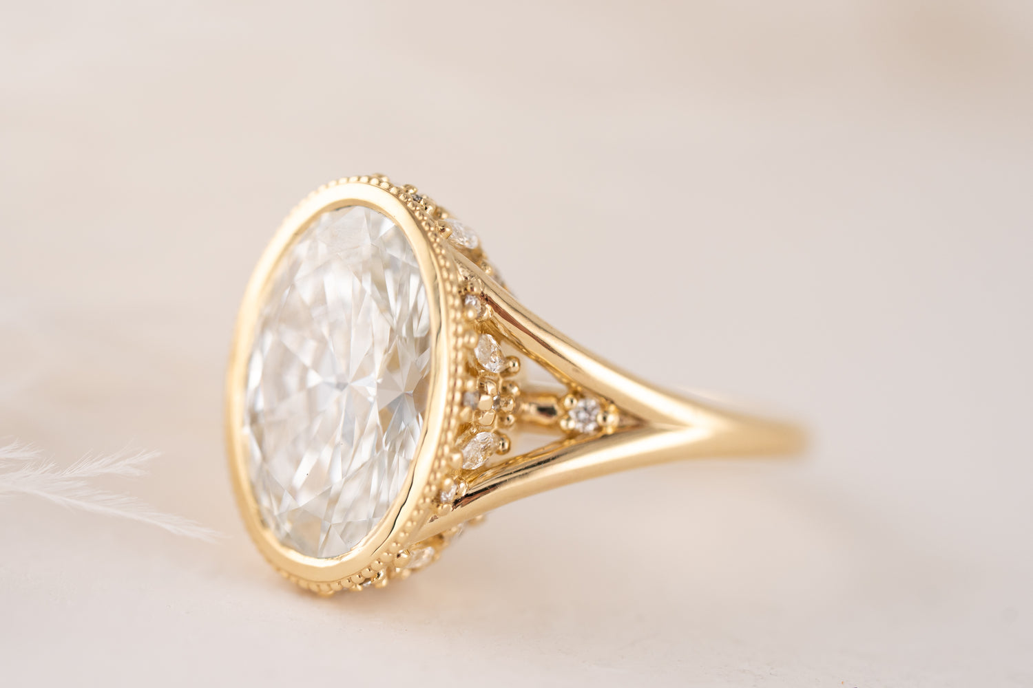 The Sitara Ring | 5 CT Oval Diamond