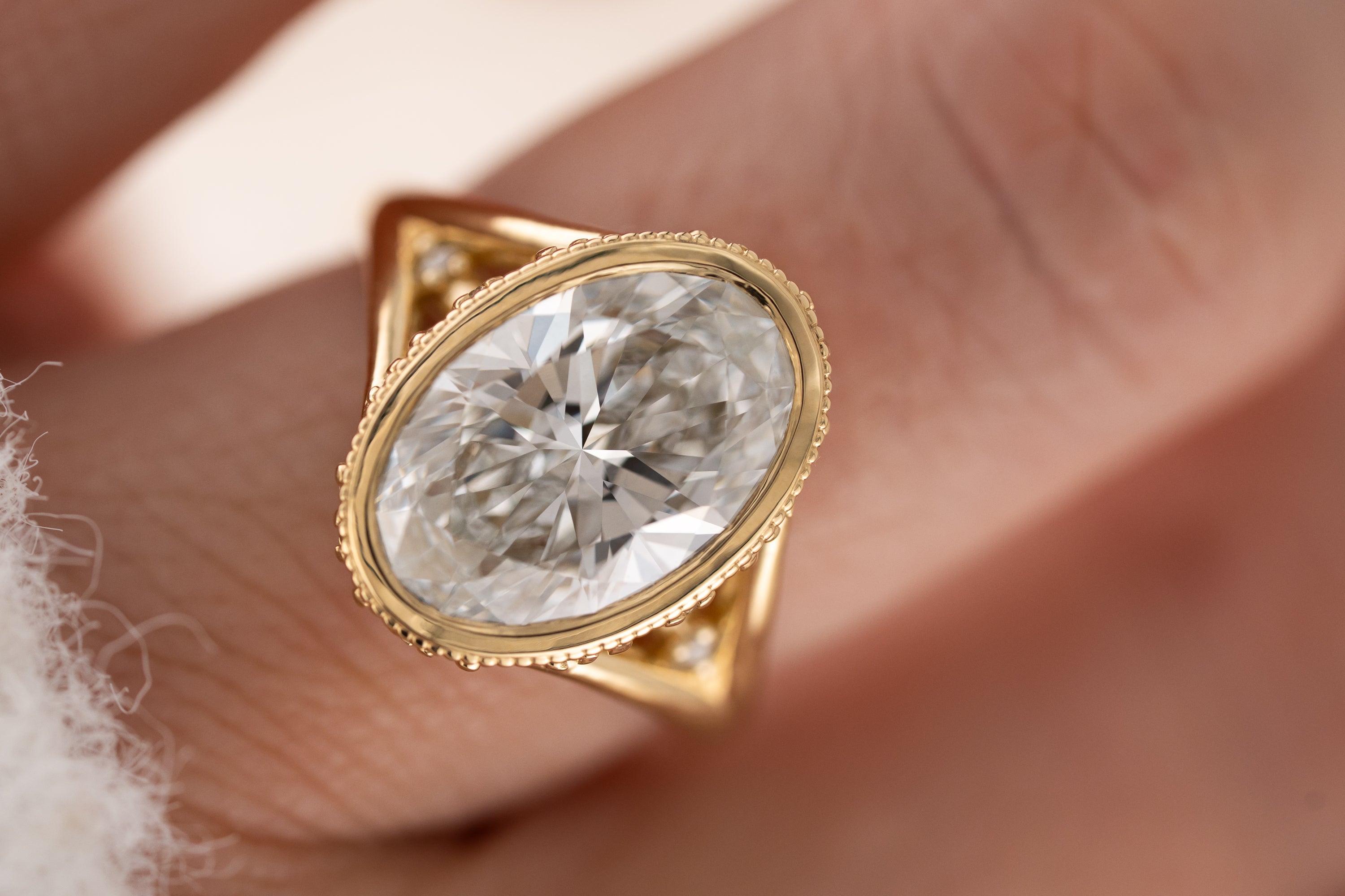 The Sitara Ring | 5 CT Oval Diamond