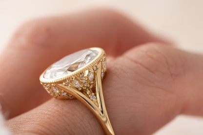 The Sitara Ring | 5 CT Oval Diamond
