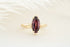 The Thalassa Ring - 3.1 CT Marquise Malaya Garnet - Lavender Creek Gems 