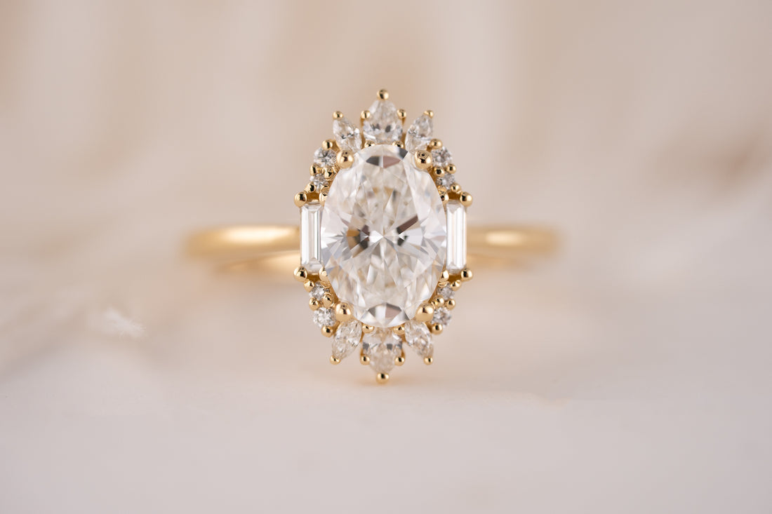 The Georgia Ring | 1.5 CT Oval Diamond