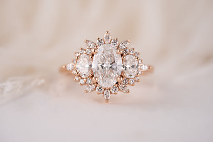 The Marial Ring | Oval Diamond
