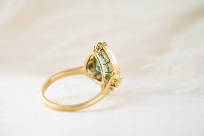 The Penelope Ring | 2.7 CT Pear Paraiba Tourmaline - Lavender Creek Gems 