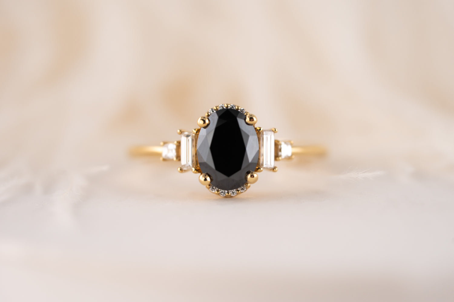 The Sura Ring | Moissanite - Lavender Creek Gems 