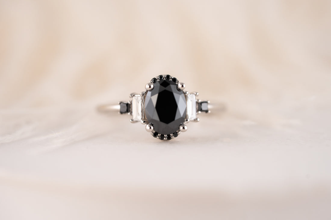 The Sura Ring | Moissanite - Lavender Creek Gems 