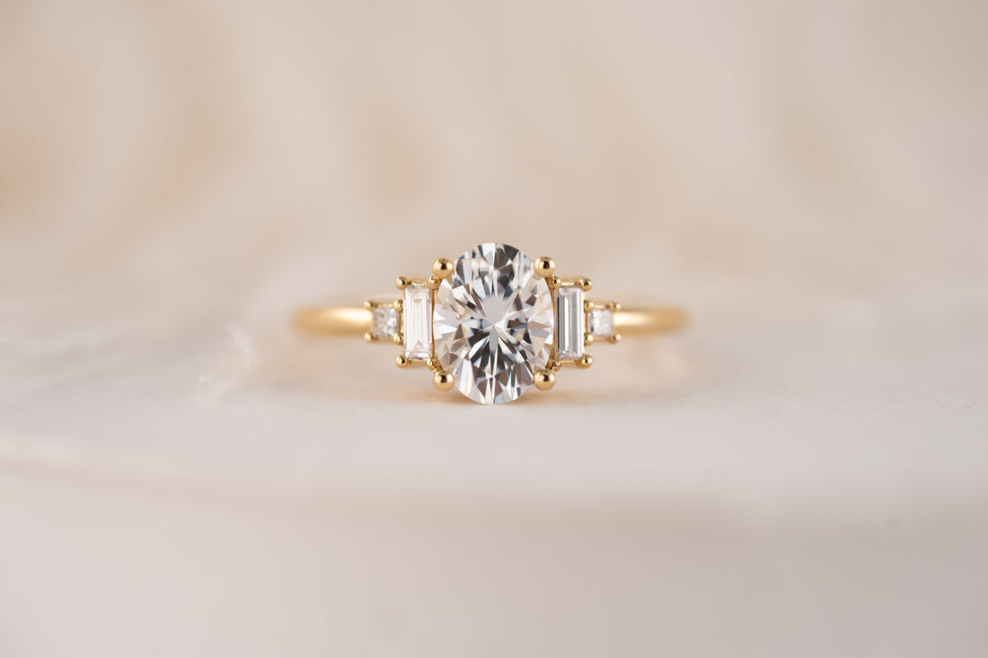 The Mira Ring | Moissanite - Lavender Creek Gems 