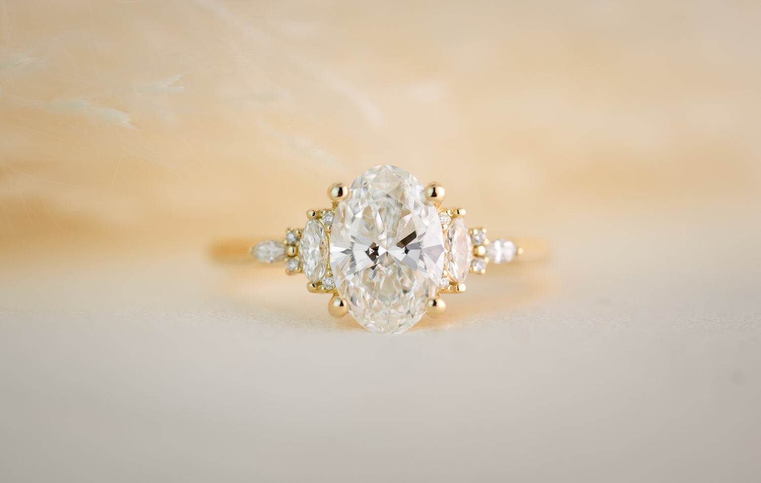 The Maeve Ring | Oval Diamond - Lavender Creek Gems 