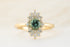 The Skye Ring | 0.78 CT Round Teal Montana Sapphire - Lavender Creek Gems 