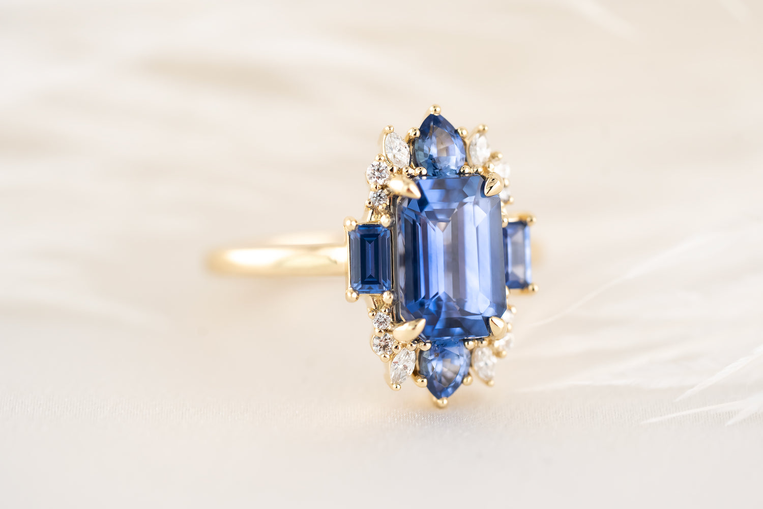 The Georgia Ring | Blue Sapphire - Lavender Creek Gems 