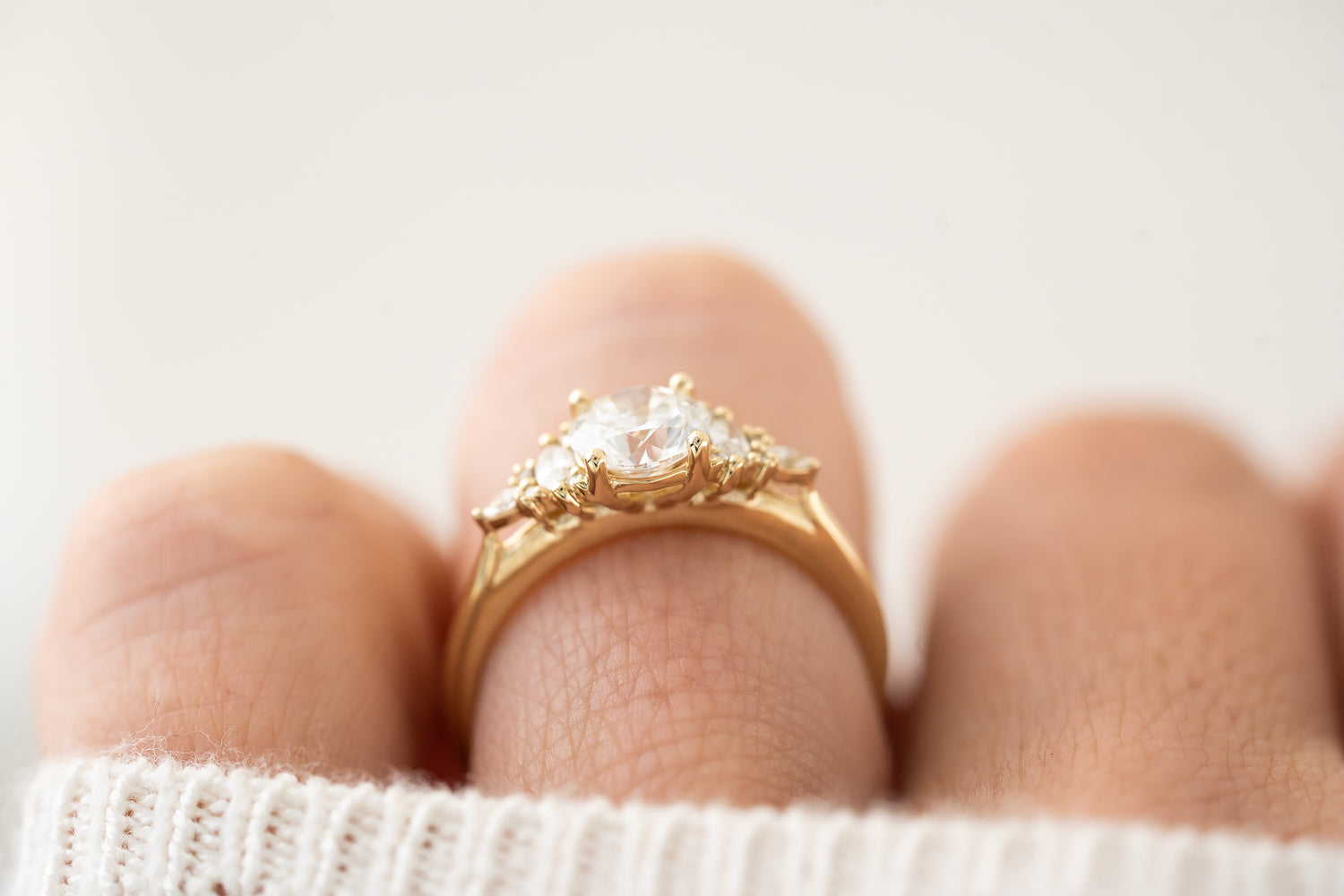 The Maeve Ring | Round Diamond - Lavender Creek Gems 