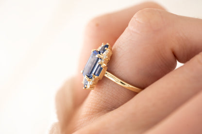 The Georgia Ring | Blue Sapphire - Lavender Creek Gems 