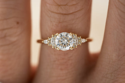 The Maeve Ring | Round Diamond - Lavender Creek Gems 