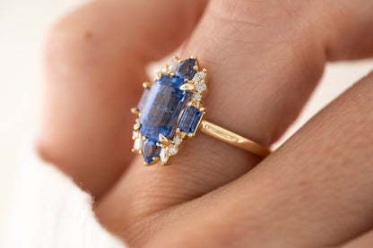 The Georgia Ring | Blue Sapphire - Lavender Creek Gems 