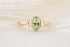 The Sura Ring - 1 CT Oval Mint Green Tourmaline - Lavender Creek Gems 