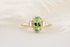 The Sura Ring - 1.64 CT Oval Mint Green Tourmaline - Lavender Creek Gems 