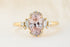 The Naevia Ring | 2.09 CT Oval Pastel Pink Sapphire - Lavender Creek Gems 