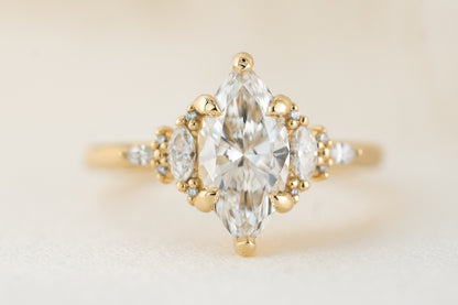 The Maeve Ring | Marquise Diamond - Lavender Creek Gems 