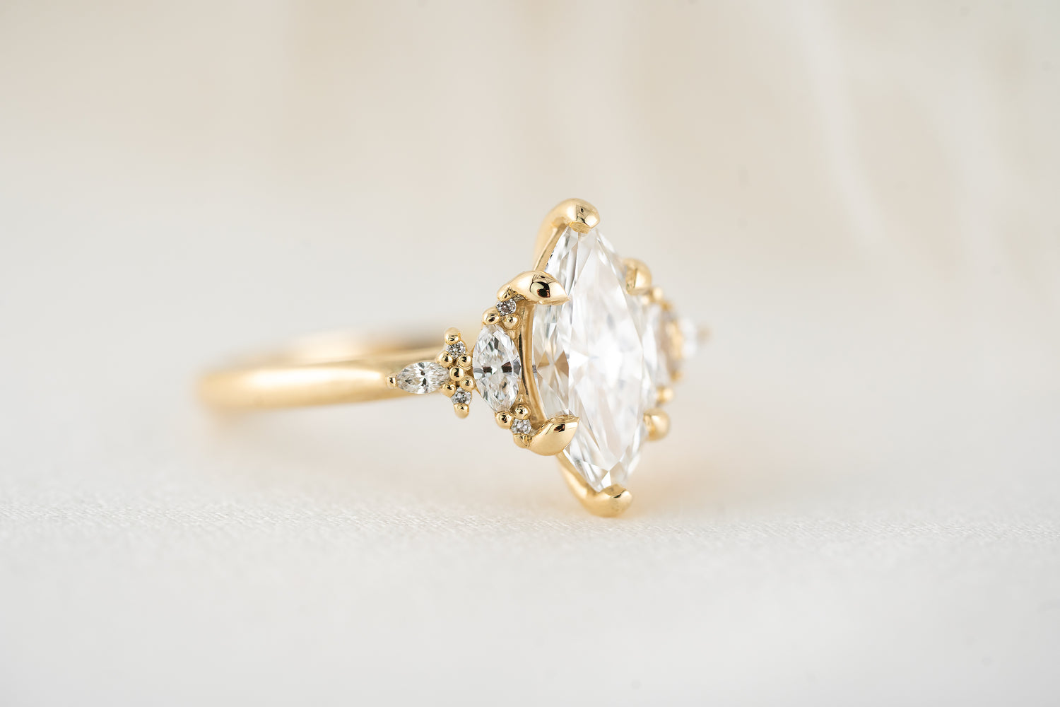 The Maeve Ring | Marquise Diamond - Lavender Creek Gems 