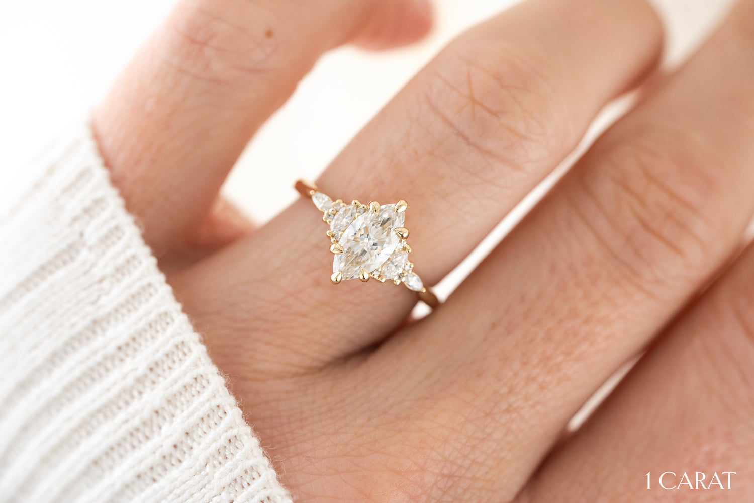 The Maeve Ring | Marquise Diamond - Lavender Creek Gems 