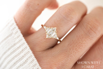 The Maeve Ring | Marquise Diamond - Lavender Creek Gems 