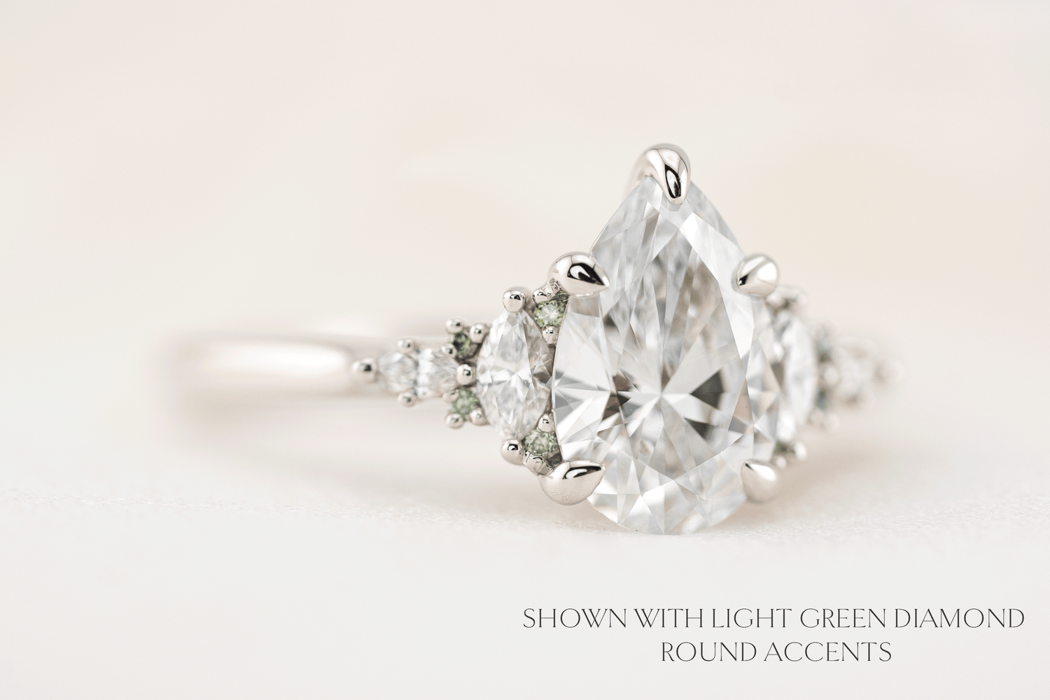 The Maeve Ring | Pear Diamond - Lavender Creek Gems 
