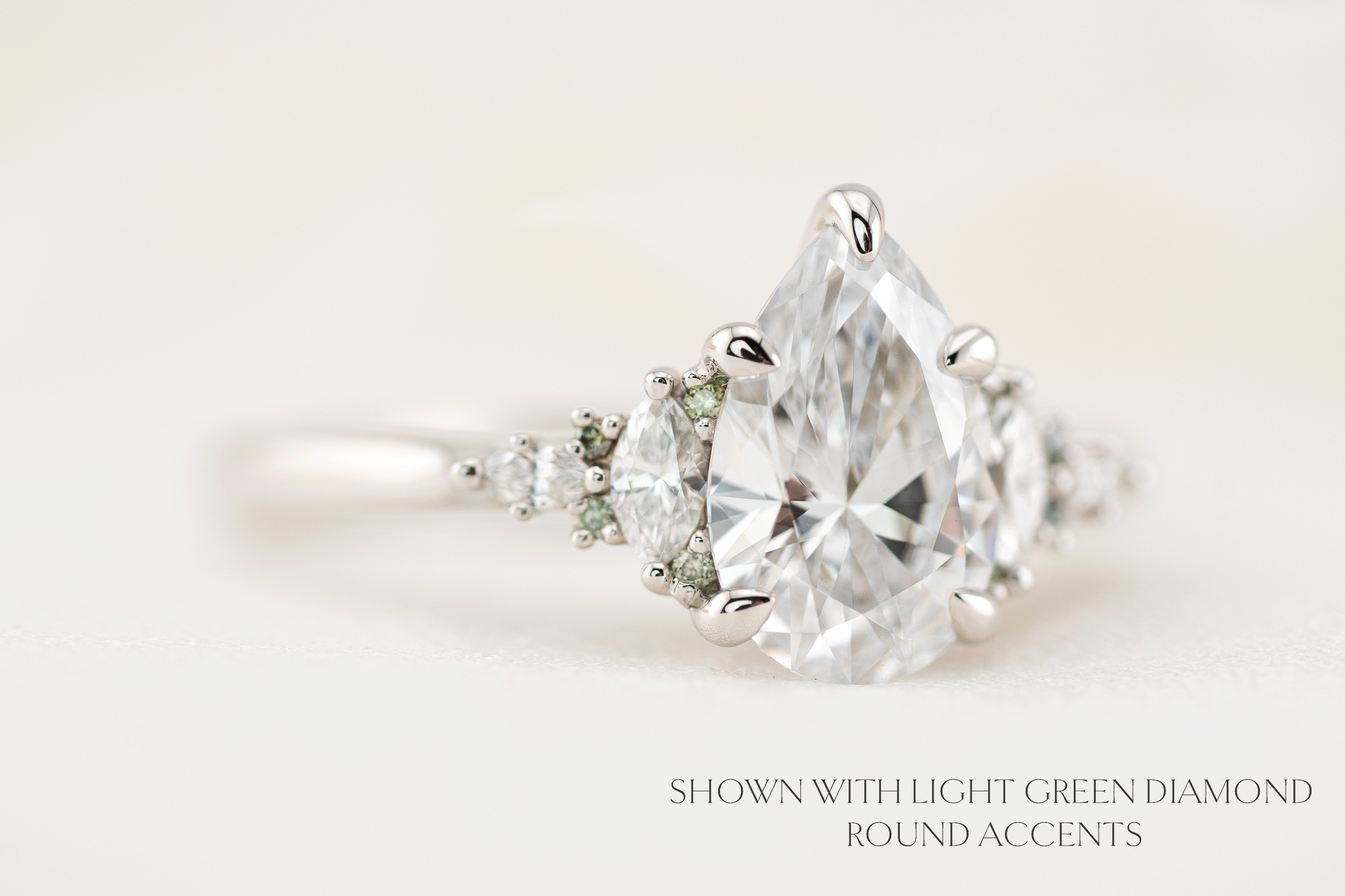 The Maeve Ring | Pear Diamond - Lavender Creek Gems 