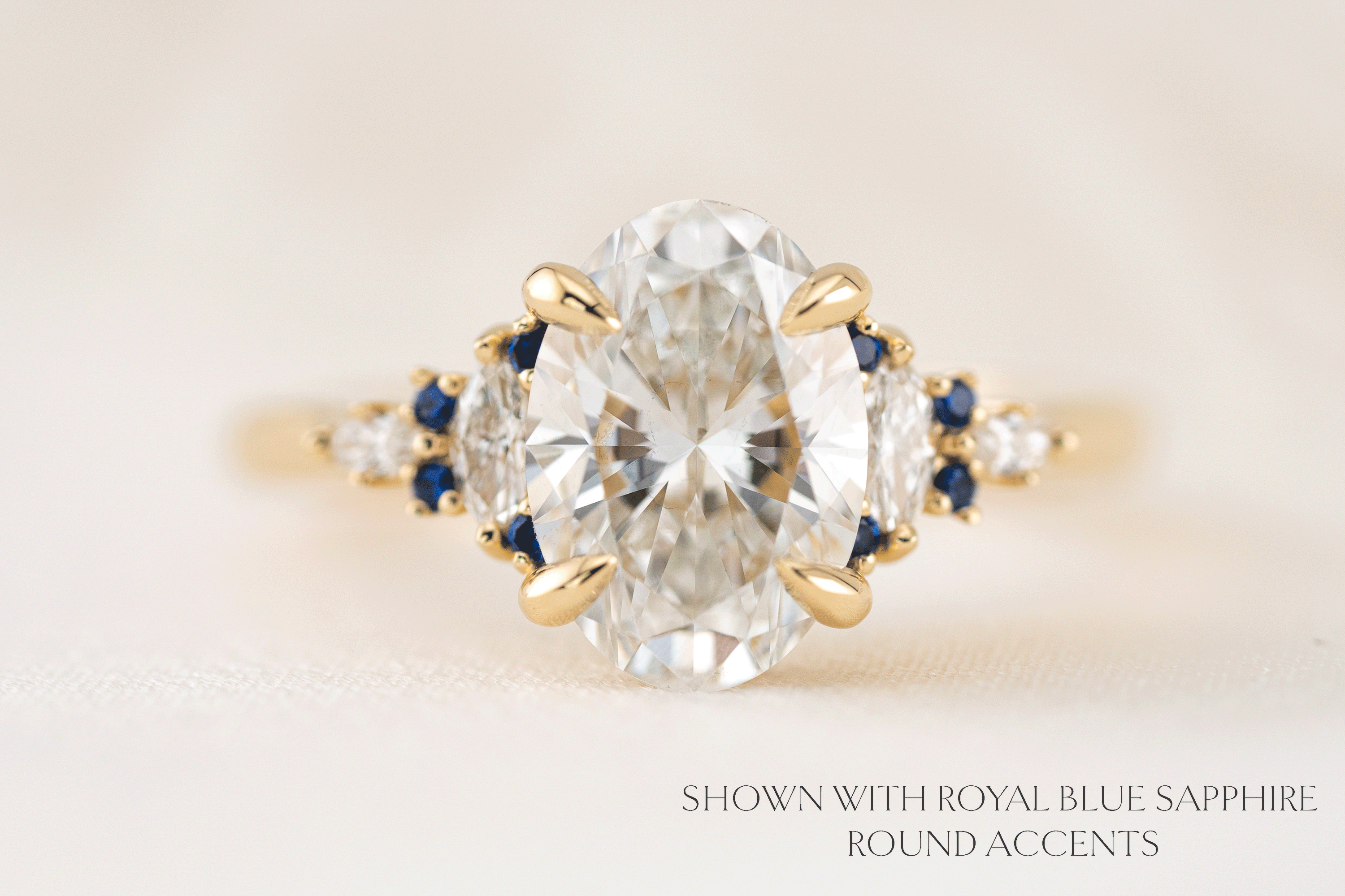 The Maeve Ring | Oval Diamond - Lavender Creek Gems 