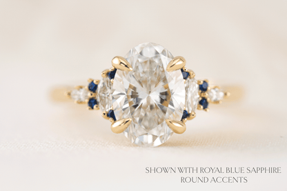 The Maeve Ring | Oval Diamond - Lavender Creek Gems 