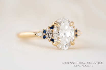 The Maeve Ring | Oval Diamond - Lavender Creek Gems 