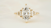 The Low Maeve Ring | Marquise Diamond - Lavender Creek Gems 