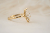 The Charlotte Ring | Pear Diamond - Lavender Creek Gems 