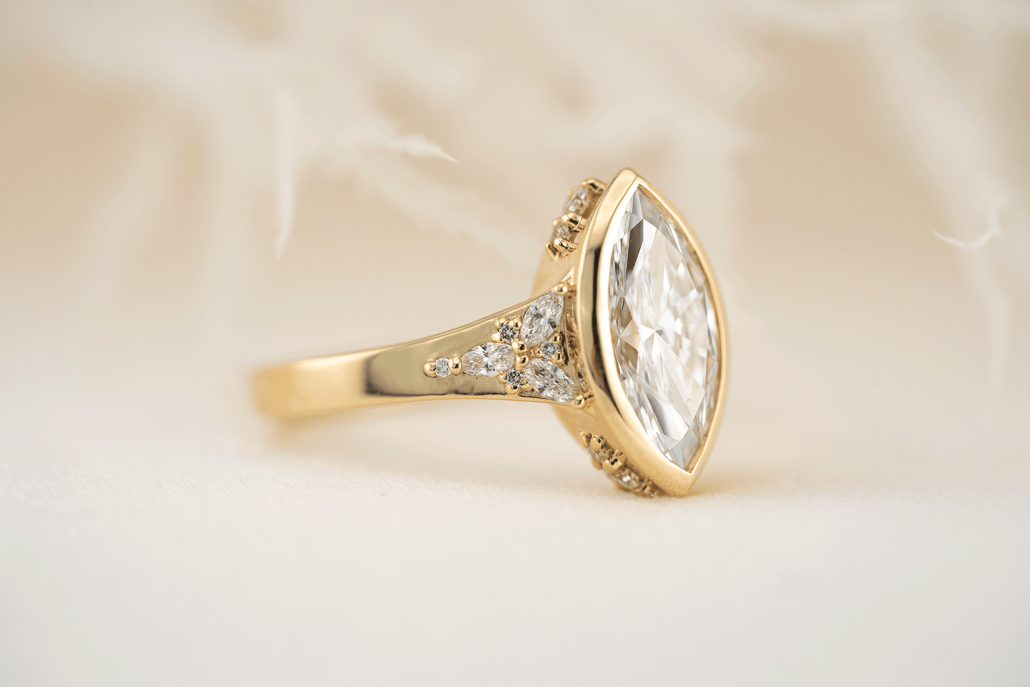 The Daylight Ring | 2 CT Marquise Diamond - Lavender Creek Gems 