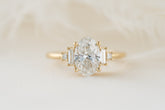 The Mira Ring | Oval Diamond - Lavender Creek Gems 
