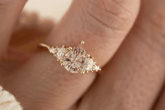 The Maeve Ring | 1.4 CT Pear Starbrite™ Pink Sapphire - Lavender Creek Gems 