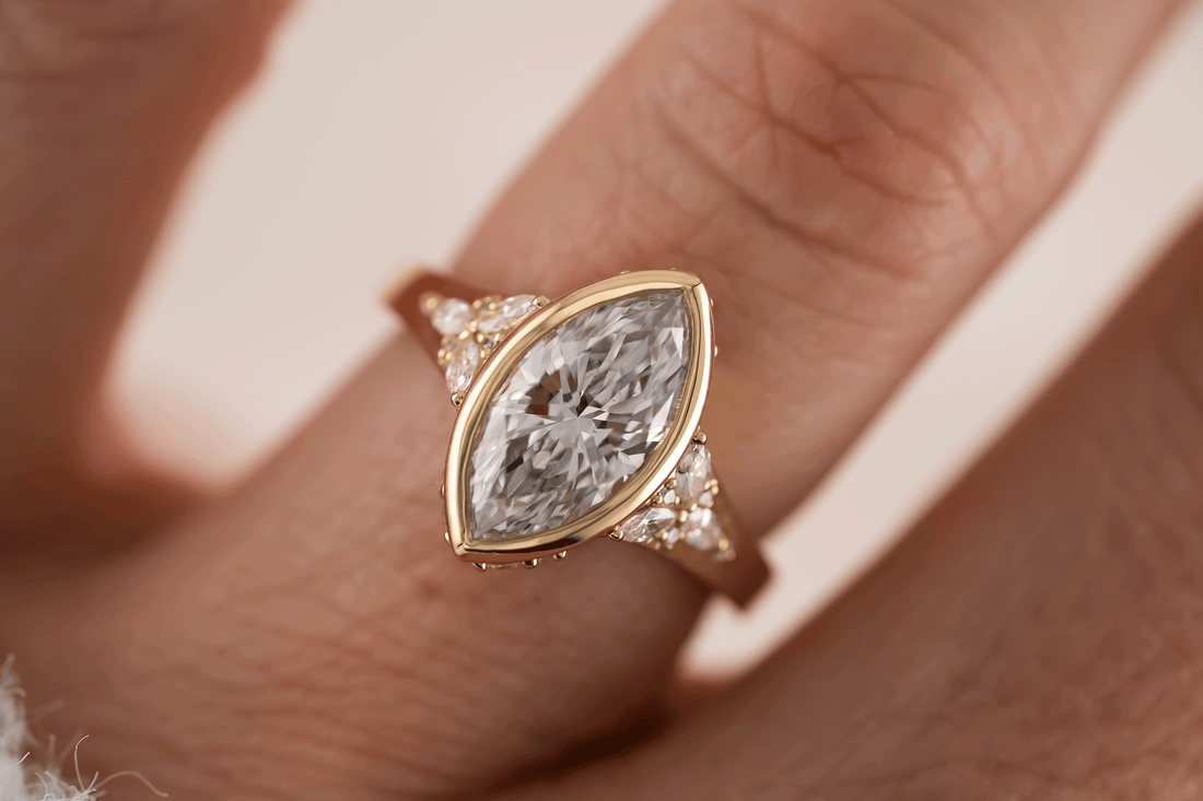The Daylight Ring | 2 CT Marquise Diamond - Lavender Creek Gems 