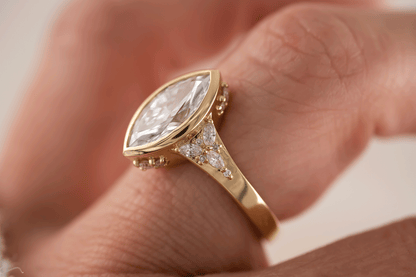 The Daylight Ring | 2 CT Marquise Diamond - Lavender Creek Gems 