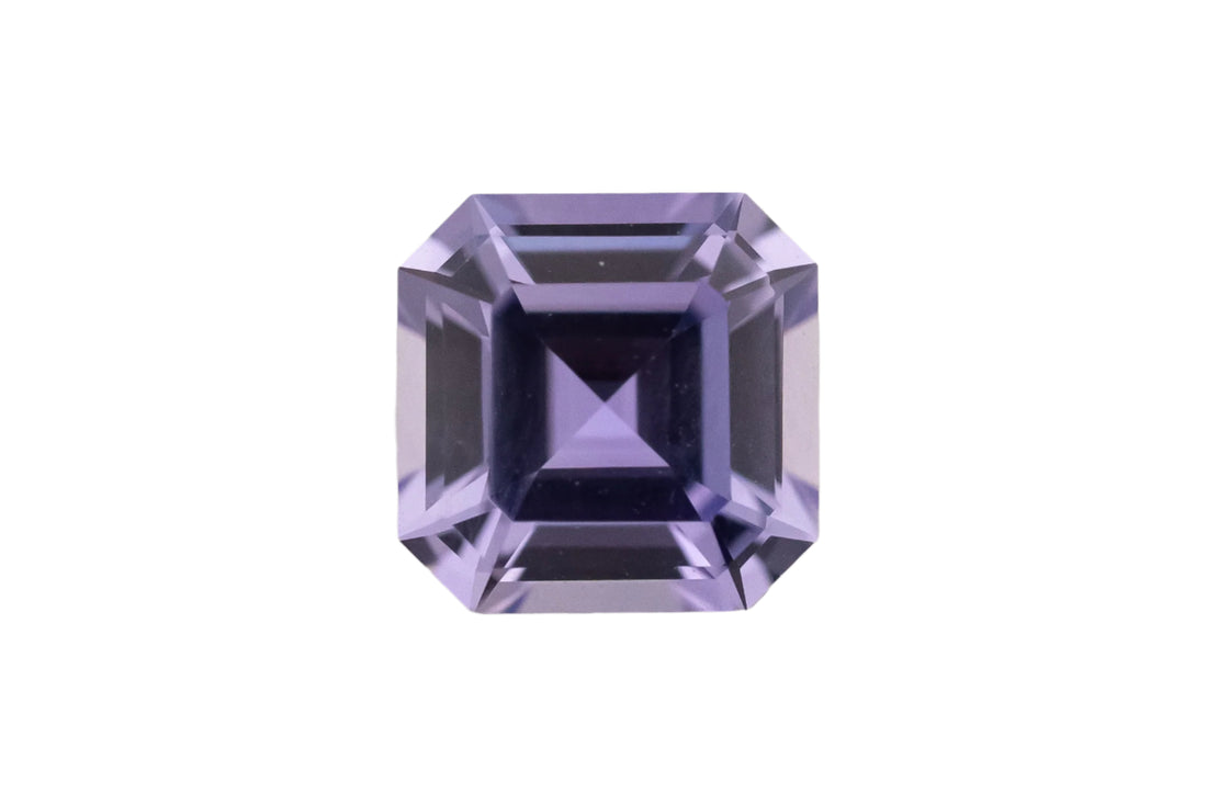 1.18 CT Asscher Cut Purple Sapphire - Lavender Creek Gems 