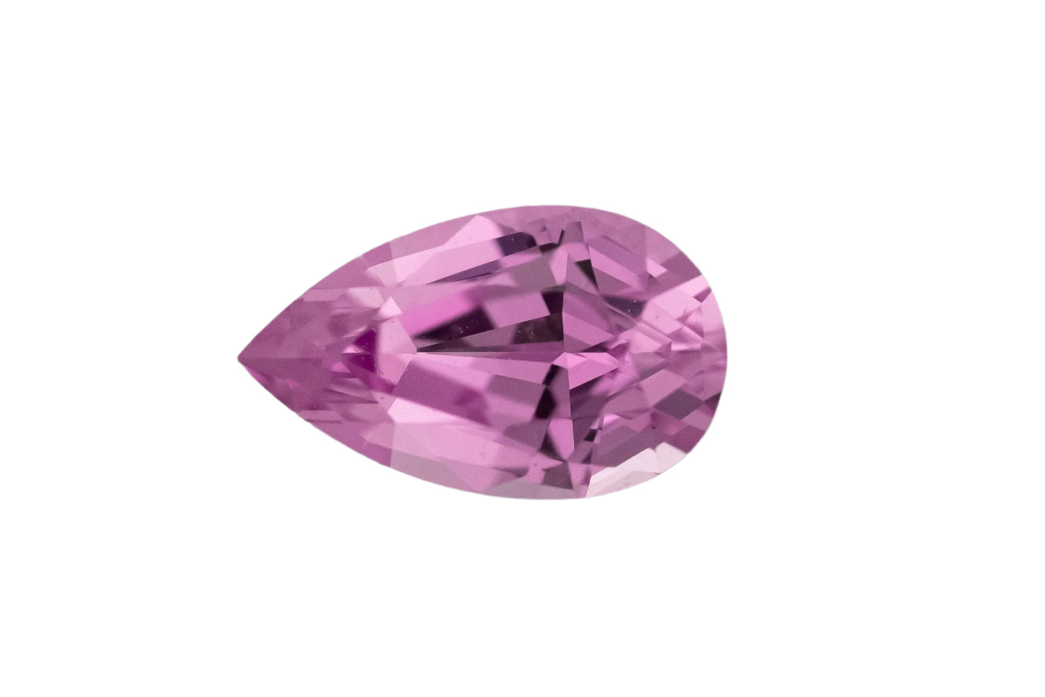 0.95 CT Pear Cut Pink Sapphire
