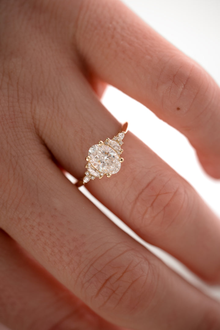 The Maeve 1.1 CT Oval Diamond Ring