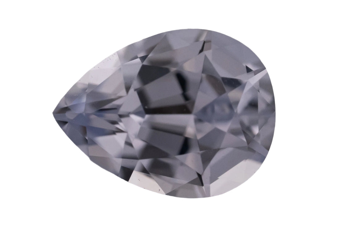 1.75 CT Pear Cut Pastel Gray/Blue Sapphire - Lavender Creek Gems 