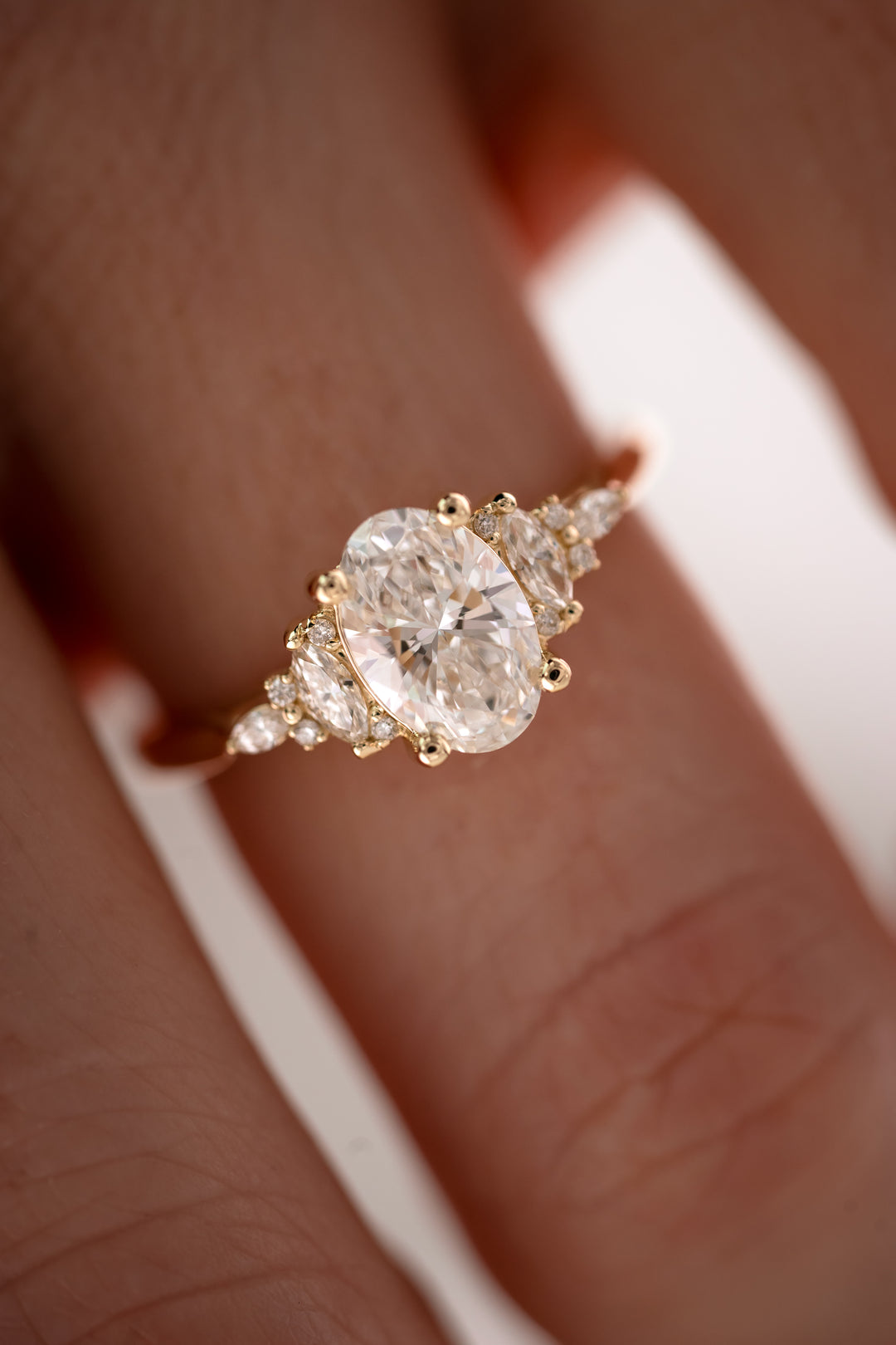 The Maeve 1.1 CT Oval Diamond Ring