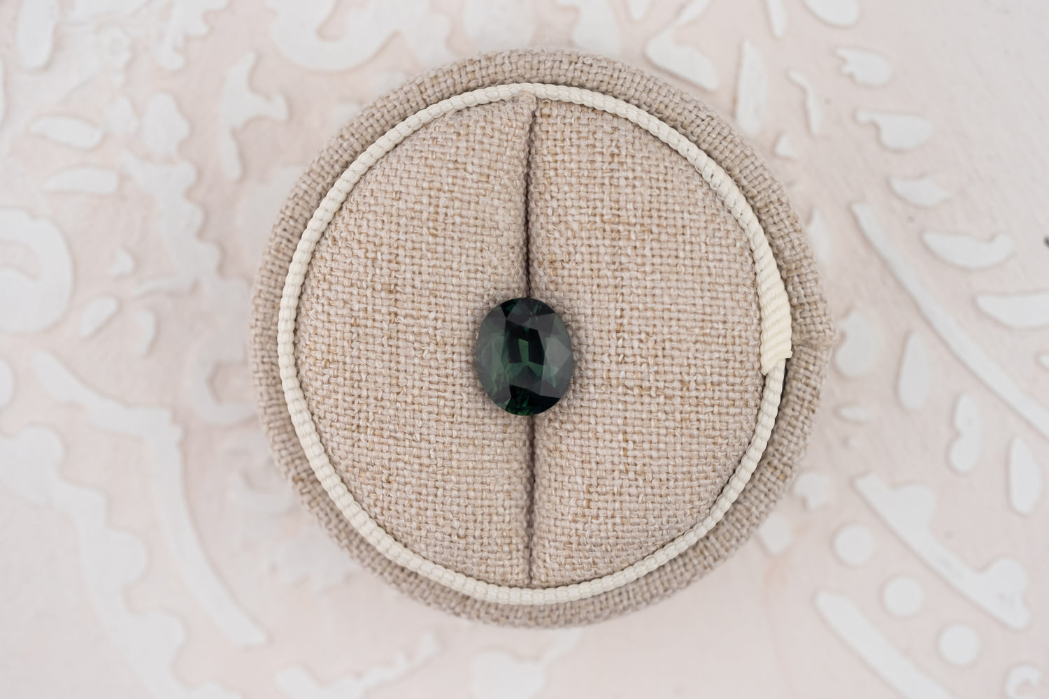 3.01 CT Oval Deep Teal Sapphire - Lavender Creek Gems 