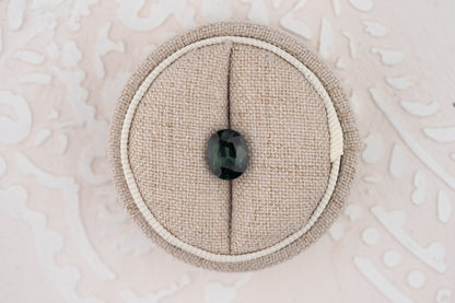 3.01 CT Oval Deep Teal Sapphire - Lavender Creek Gems 