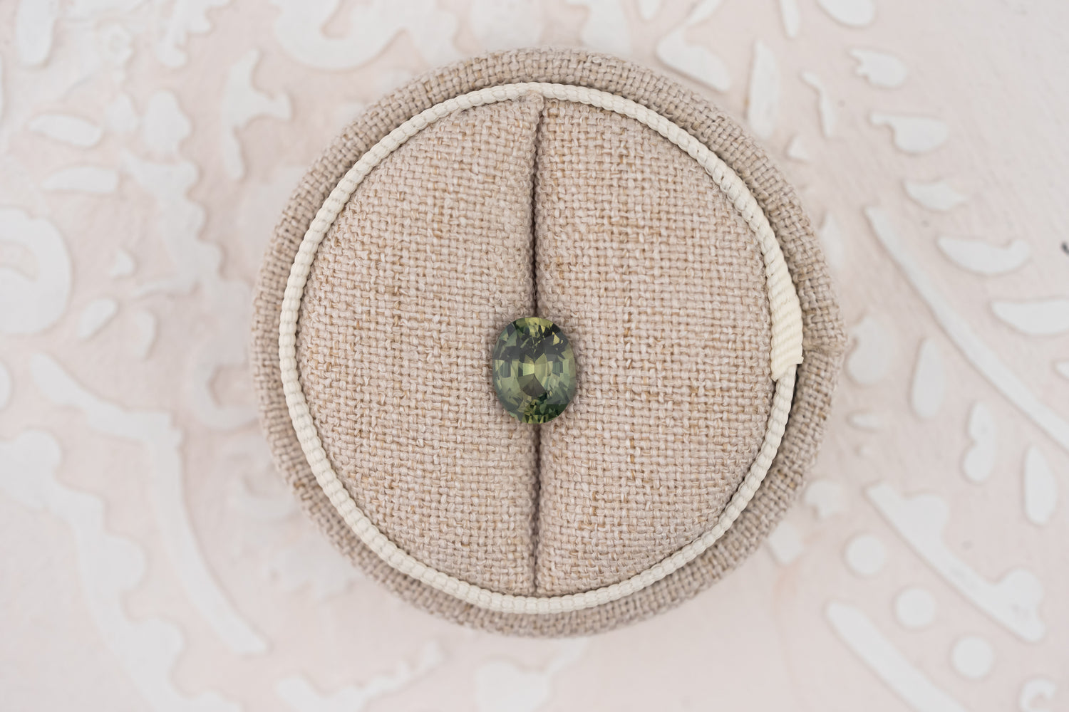 1.95 CT Oval Green Sapphire - Lavender Creek Gems 