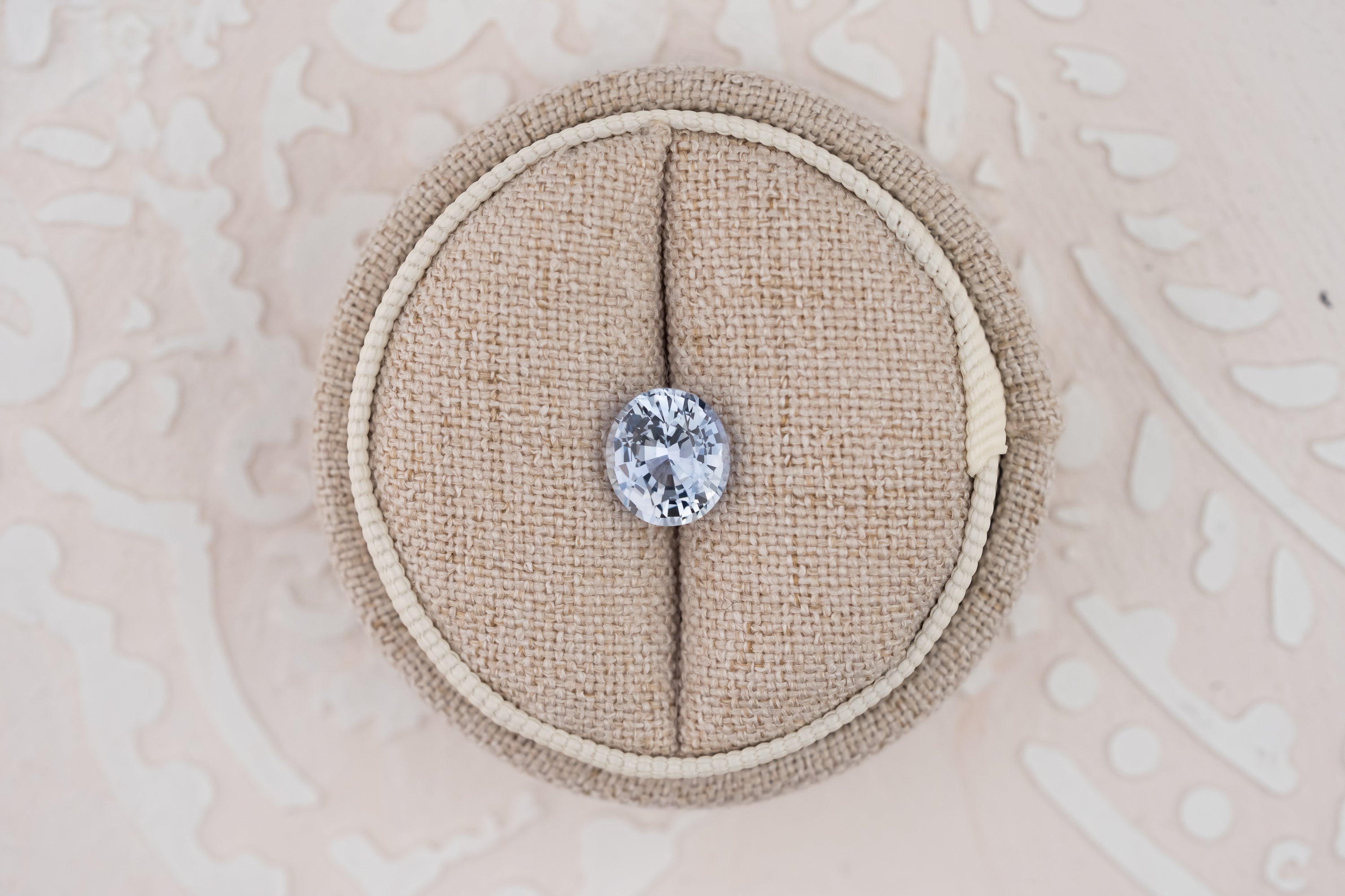 2.66 CT Oval Light Blue Sapphire - Lavender Creek Gems 