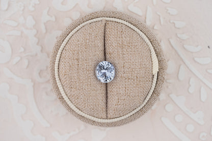 2.66 CT Oval Light Blue Sapphire - Lavender Creek Gems 