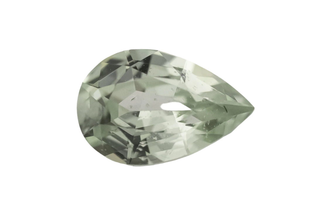 1.11 CT Pear Cut Mint Green Sapphire - Lavender Creek Gems 